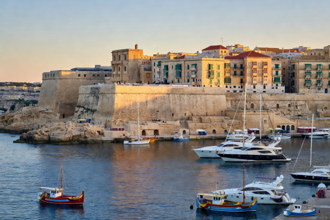 Valletta Grand Harbour fortresses and historic waterfront
